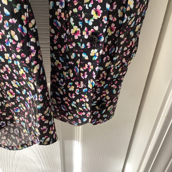 BERTIGO CROWN Men’s Casual Floral Designer Shirt Full Sleeve Black SZ S - Picture 4 of 8